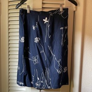 Vintage Navy Blue Skort (Vintage Size 10 *wears like size 6)